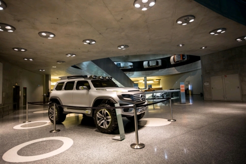 Unieke modellen in het Mercedes-Benz museum